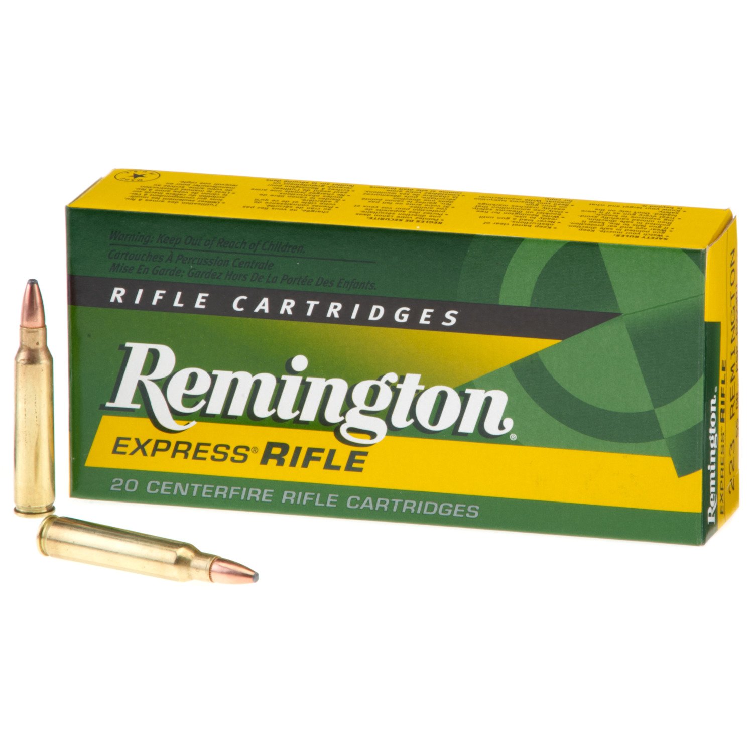 Remington .223 Remington 55-Grain Centerfire Rifle Cartridges | Academy