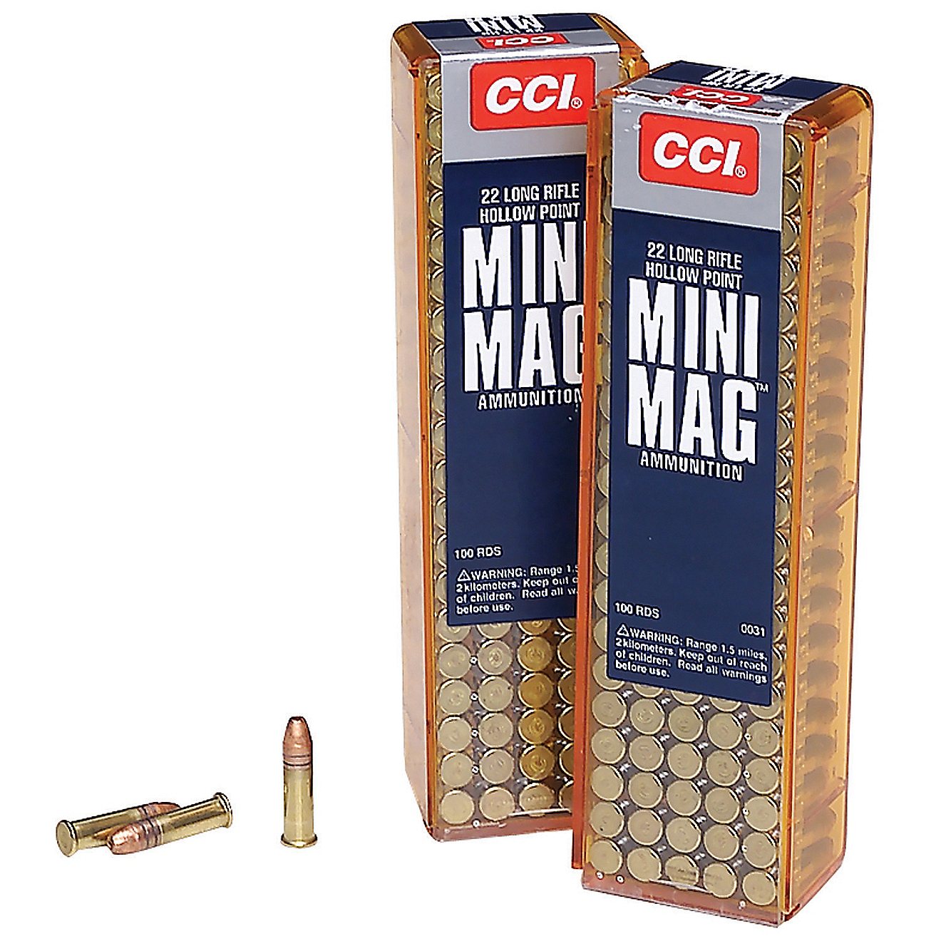 CCI® Mini-Mag® .22 LR Copper-Plated Hollow Point Ammunition - 100 Rounds                                                       - view number 2
