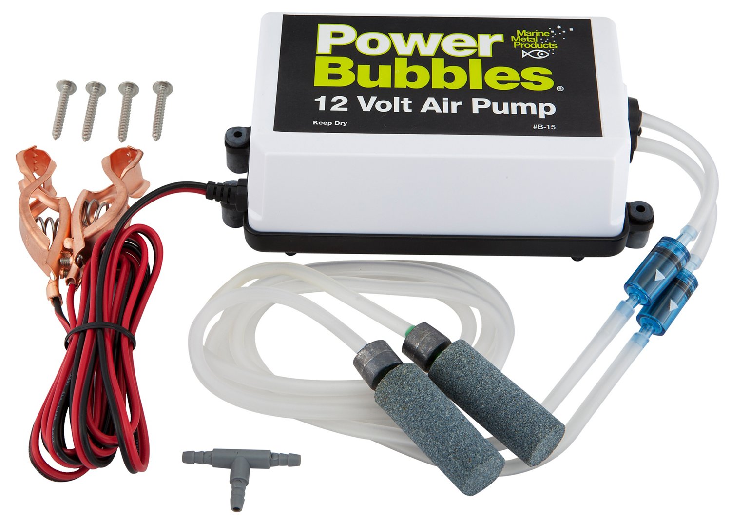 Marine Metal Products Power Bubbles™ 12 VDC Air Pump Academy