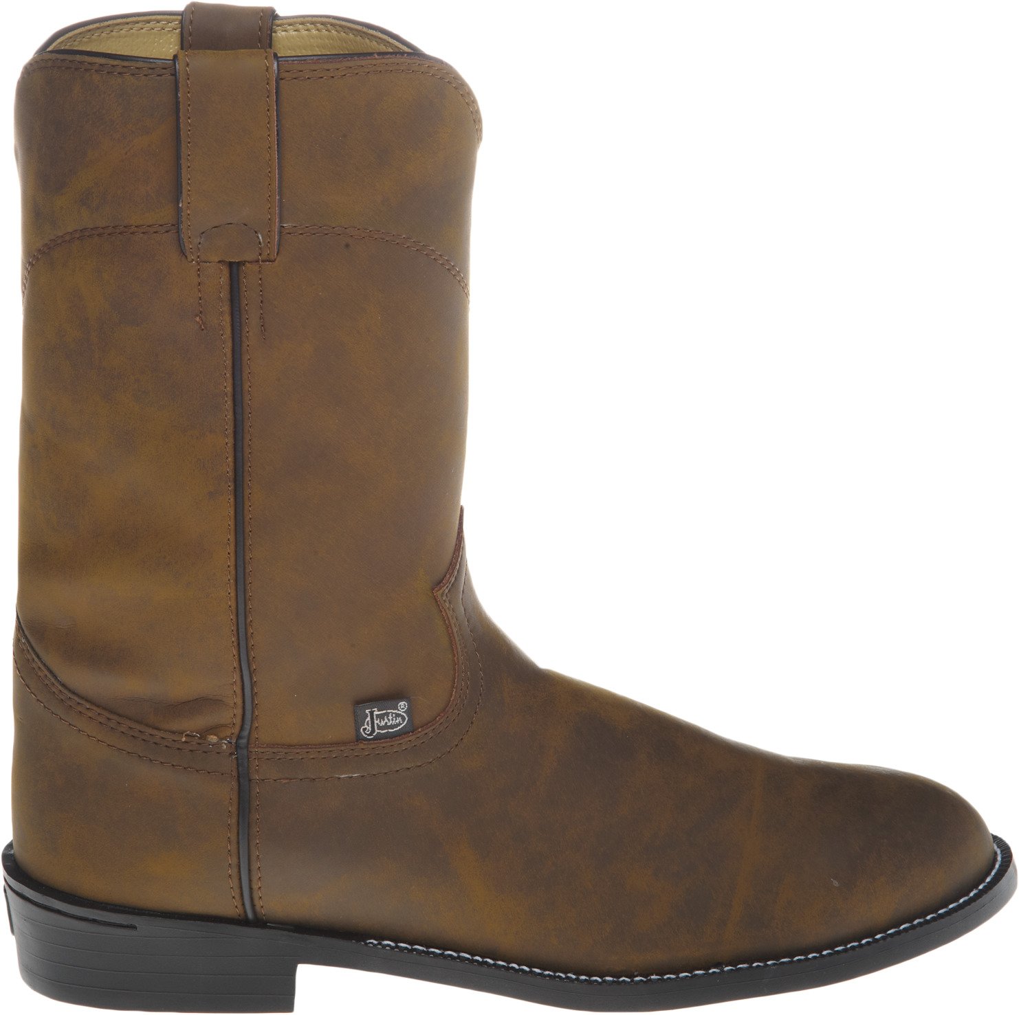 justin men's rugged cowhide waterproof wellington work boots