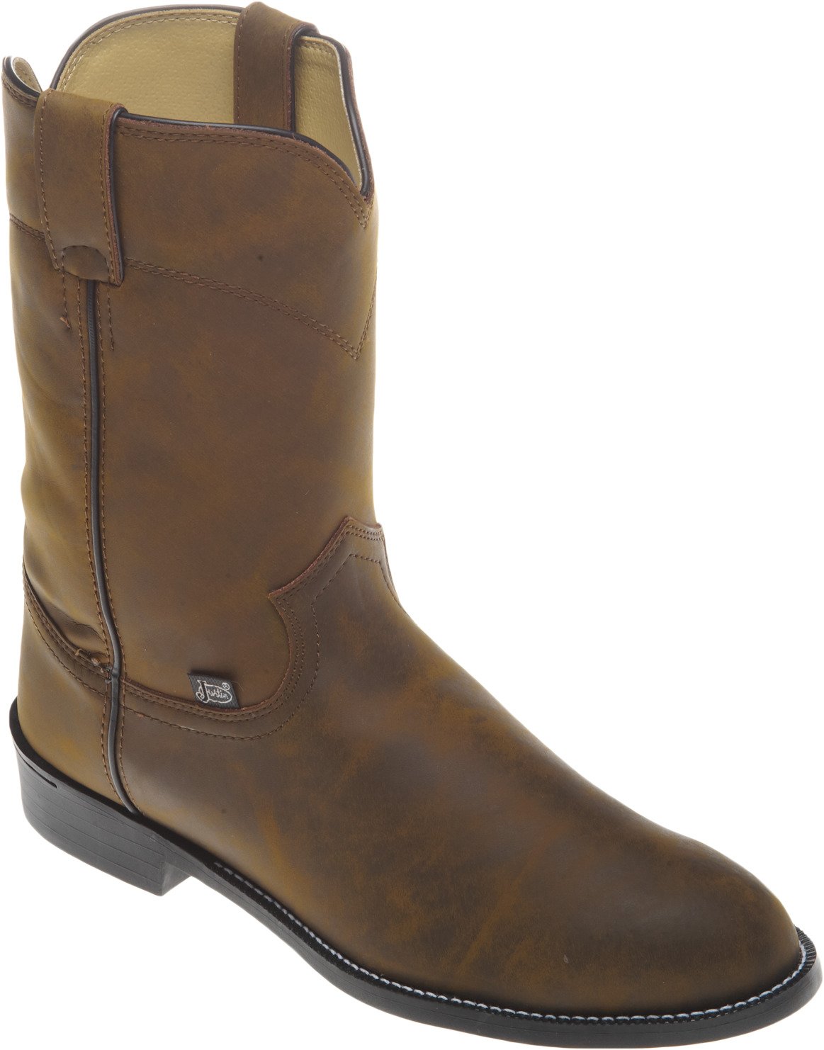 justin men's rugged cowhide waterproof wellington work boots