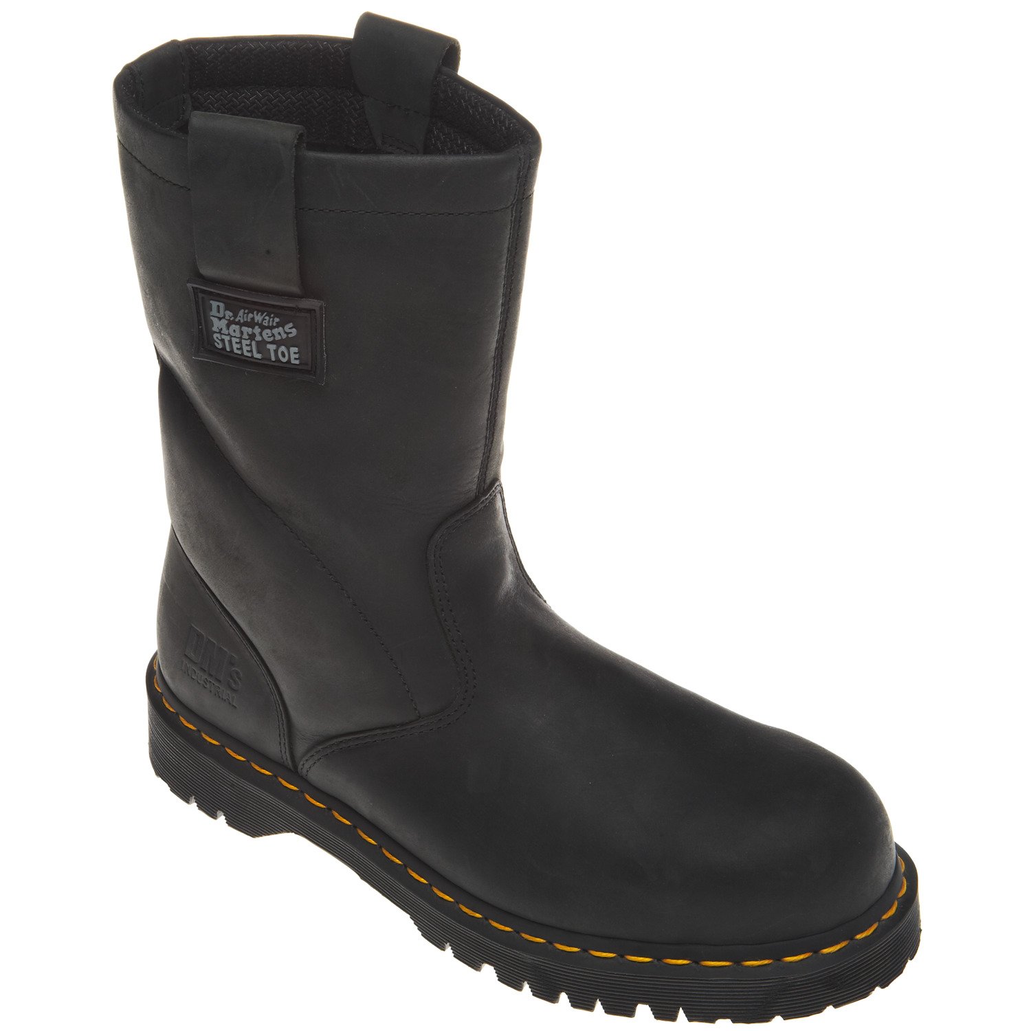 Dr. Martens Men's Industrial Steel Toe Wellington Work Boots Academy