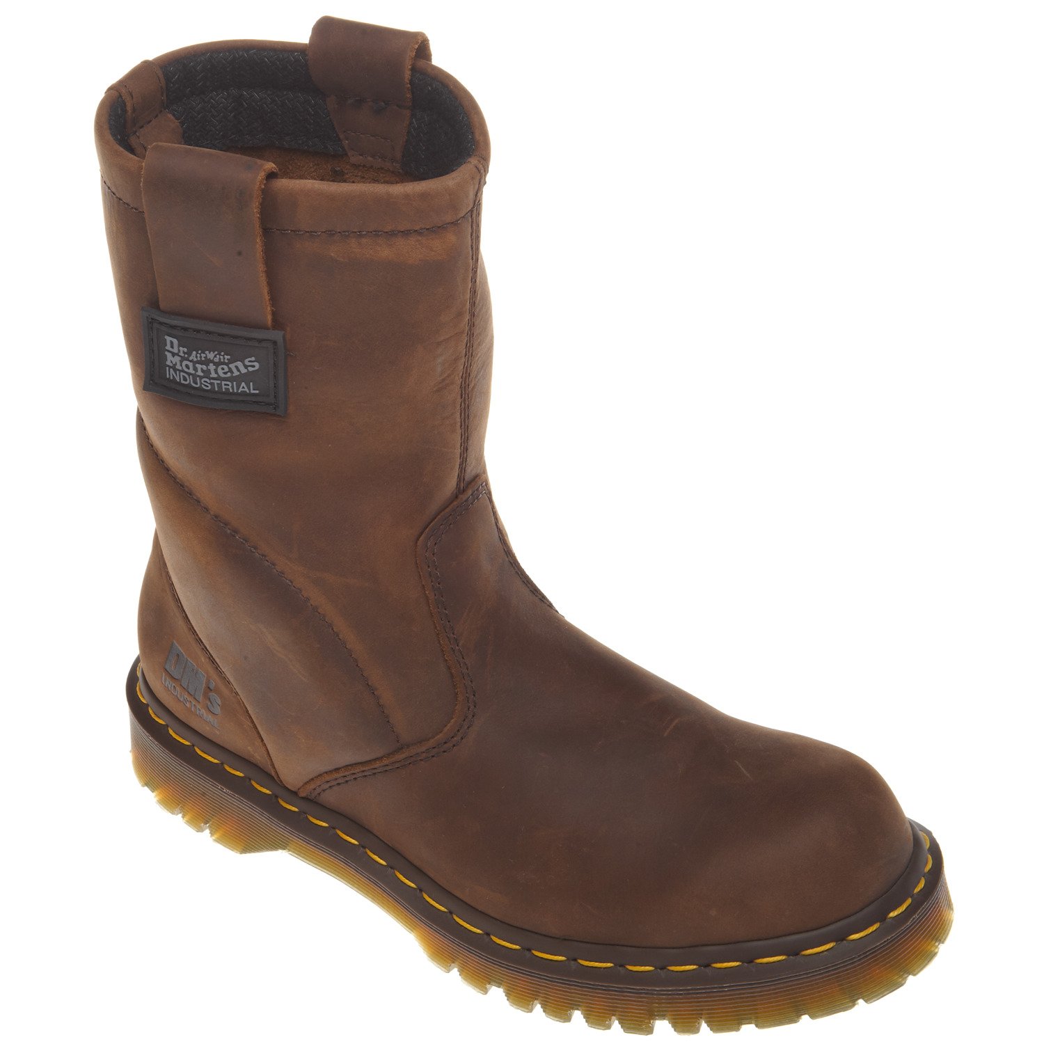 Dr. Martens Men's Industrial Steel Toe Wellington Work Boots Academy