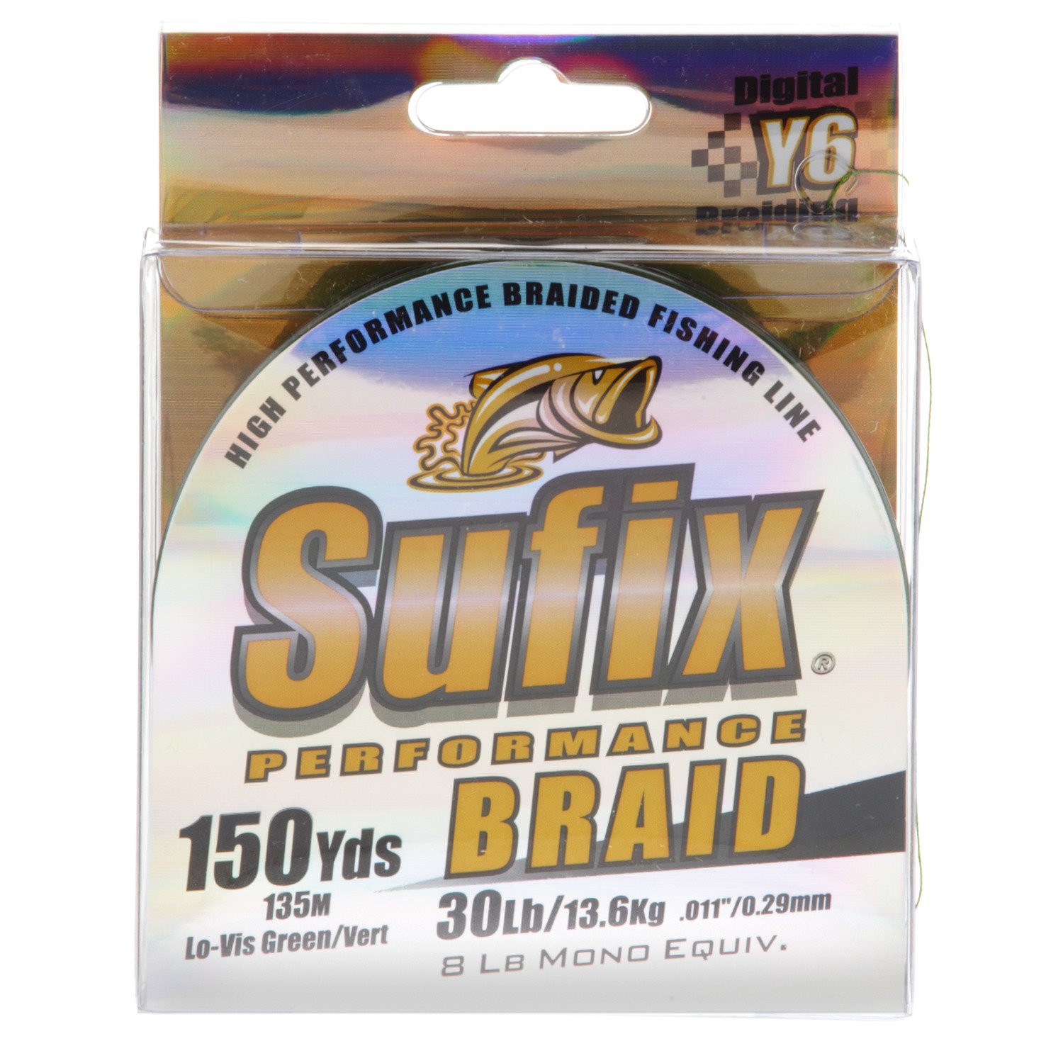 Sufix Performance Braid 150Yard Fishing Line Academy