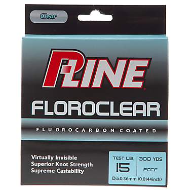 P-Line® Floroclear 15 lb. - 300 yards Fluorocarbon Fishing Line                                                                