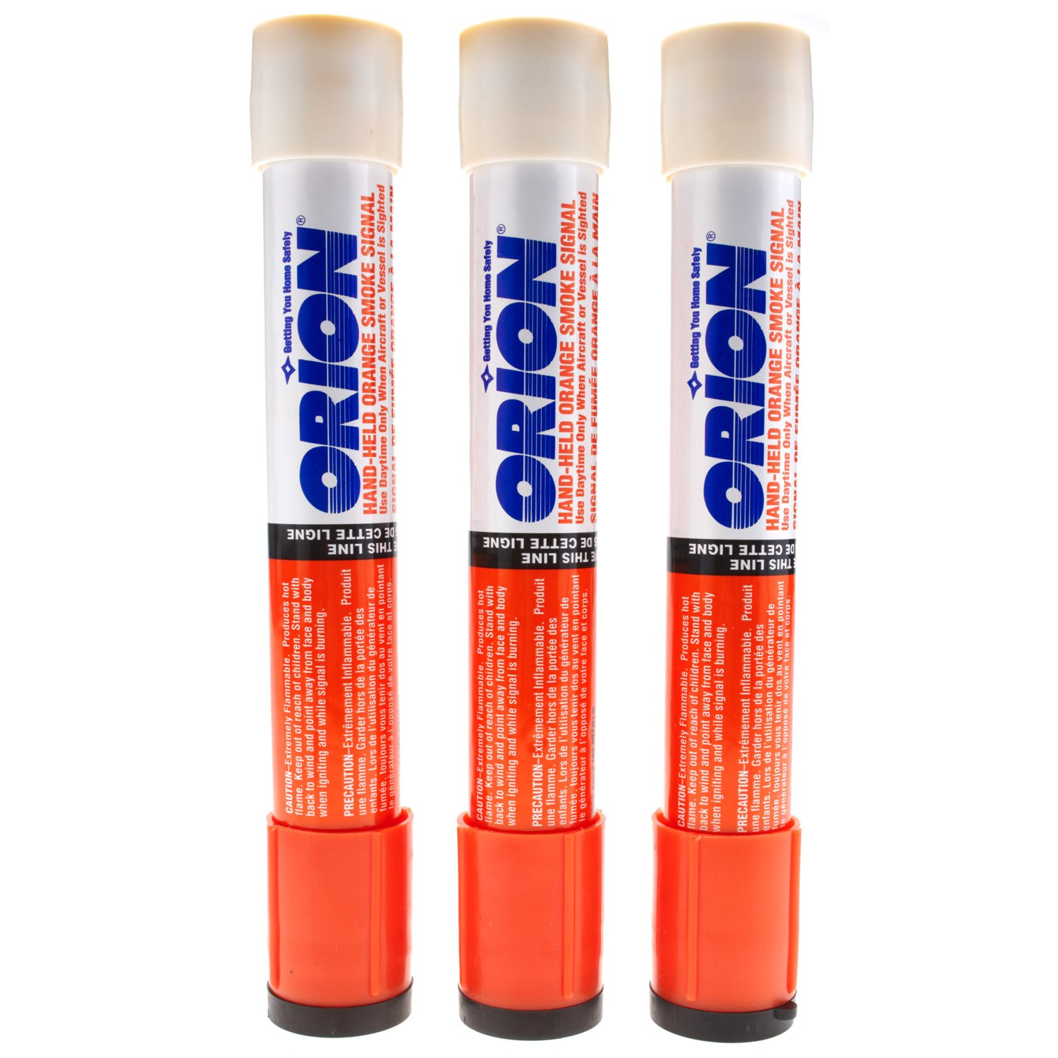 Orion Handheld Marine Orange Smoke Signals 3-Pack | Academy