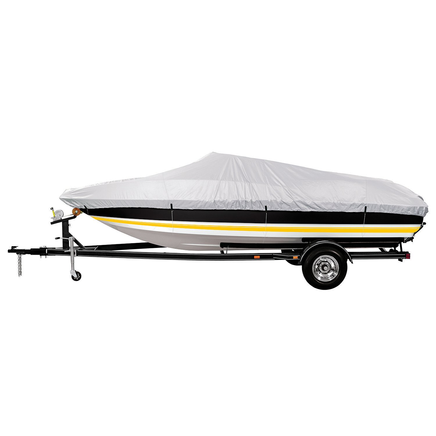 Marine Raider Silver Series Model B Boat Cover For 14' 16' VHull