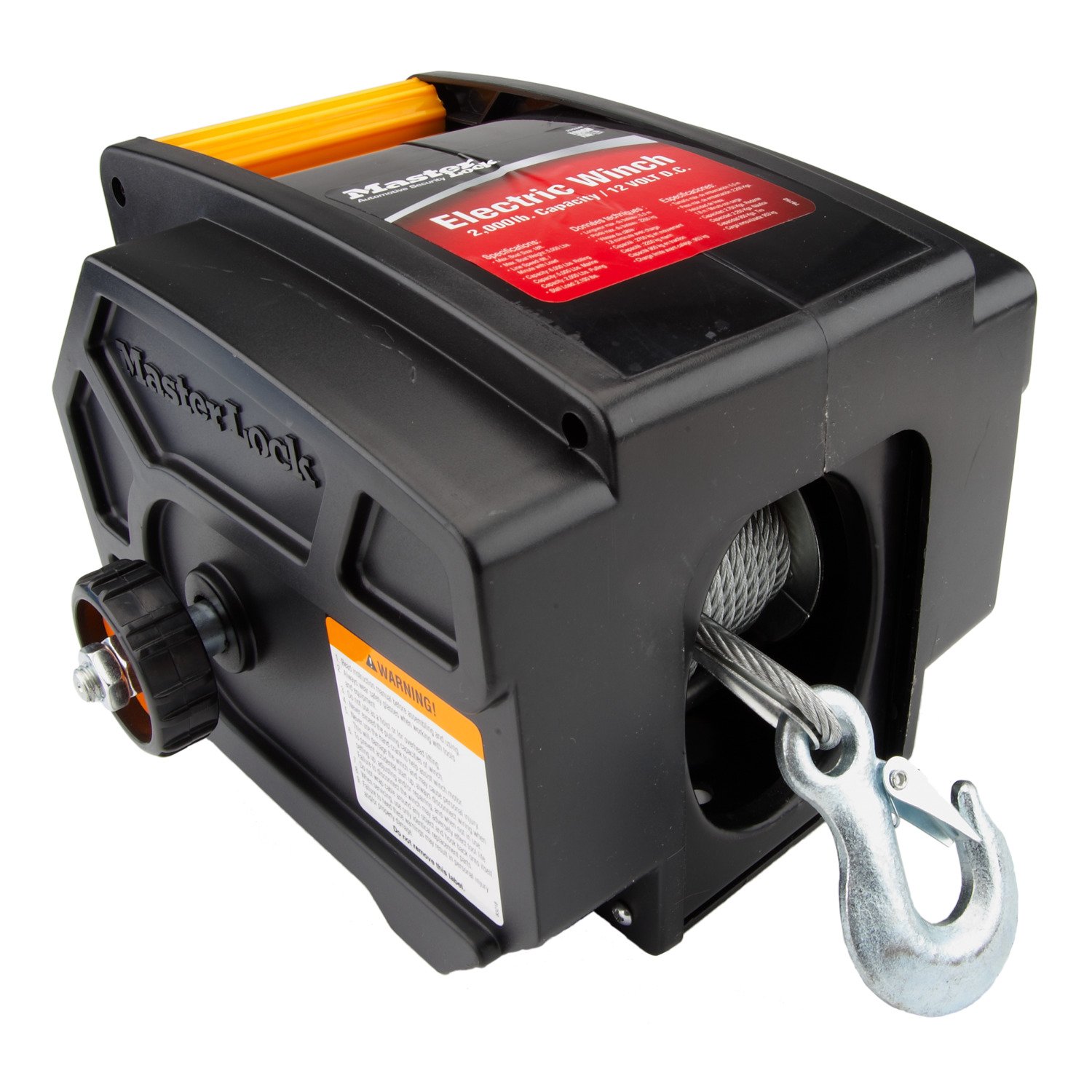 Master Lock™ Portable 12V Electric Winch Academy