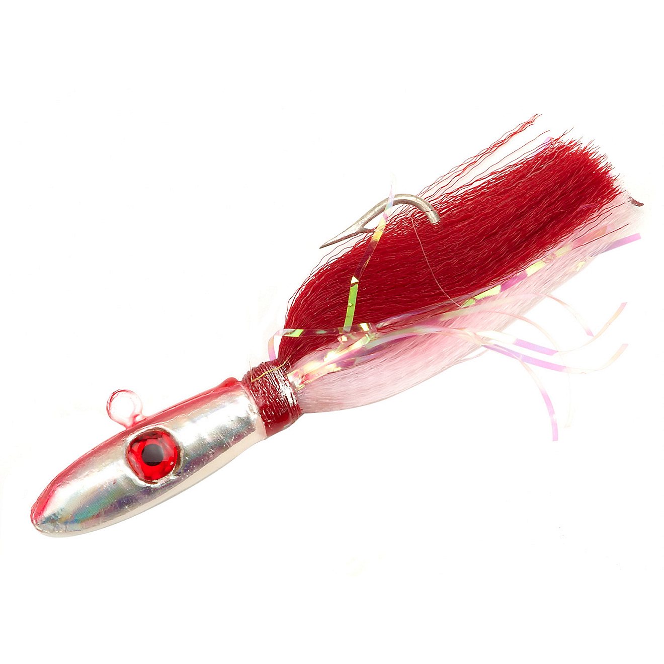 Wahoo Grouper Red/White 4 oz Jig                                                                                                 - view number 1