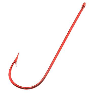 Mustad Superior Aberdeen Single Hooks Red Finish 10-Pack                                                                        