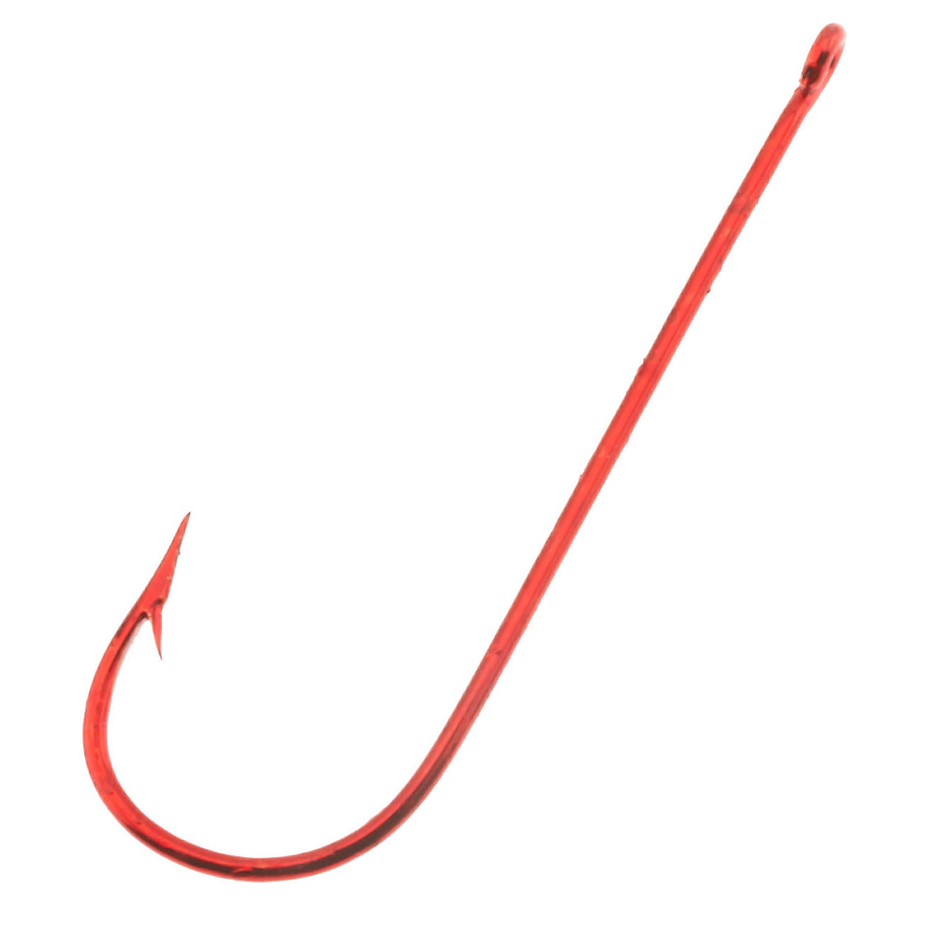 Mustad Superior Aberdeen Single Hooks Red Finish 10-Pack                                                                         - view number 1