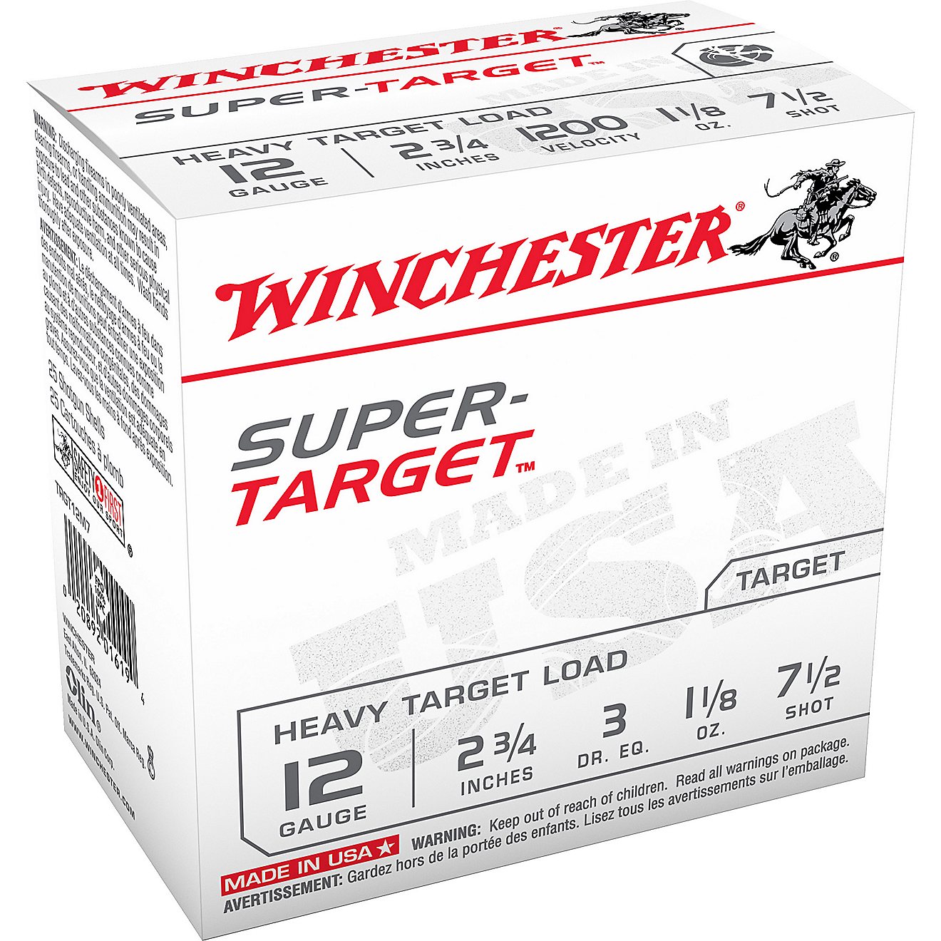 Winchester Target Load 12 Gauge Shotshells - 25 Rounds                                                                           - view number 1