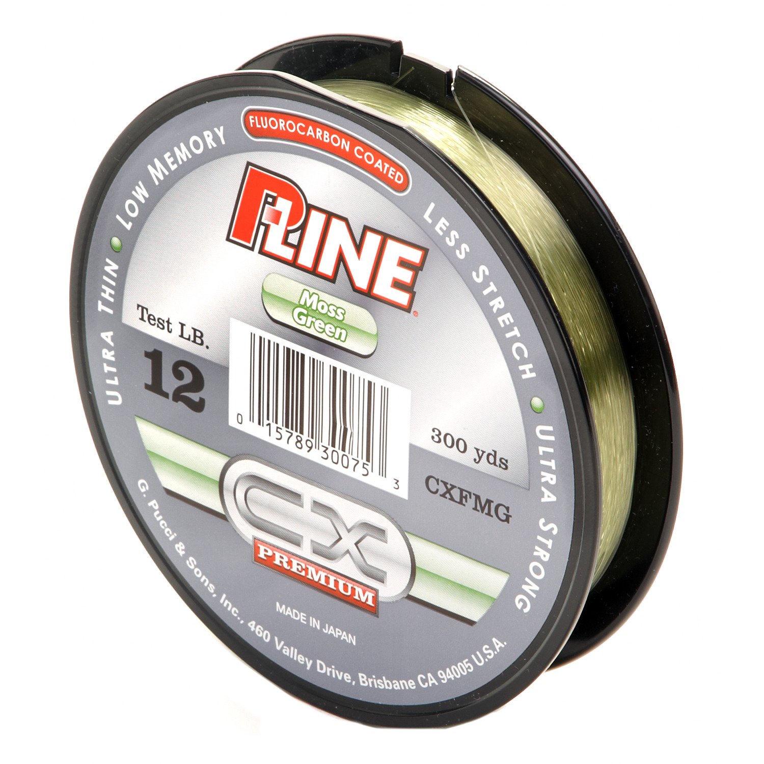 PLine CX Premium 12 lb 300 yards Fluorocarbon Fishing