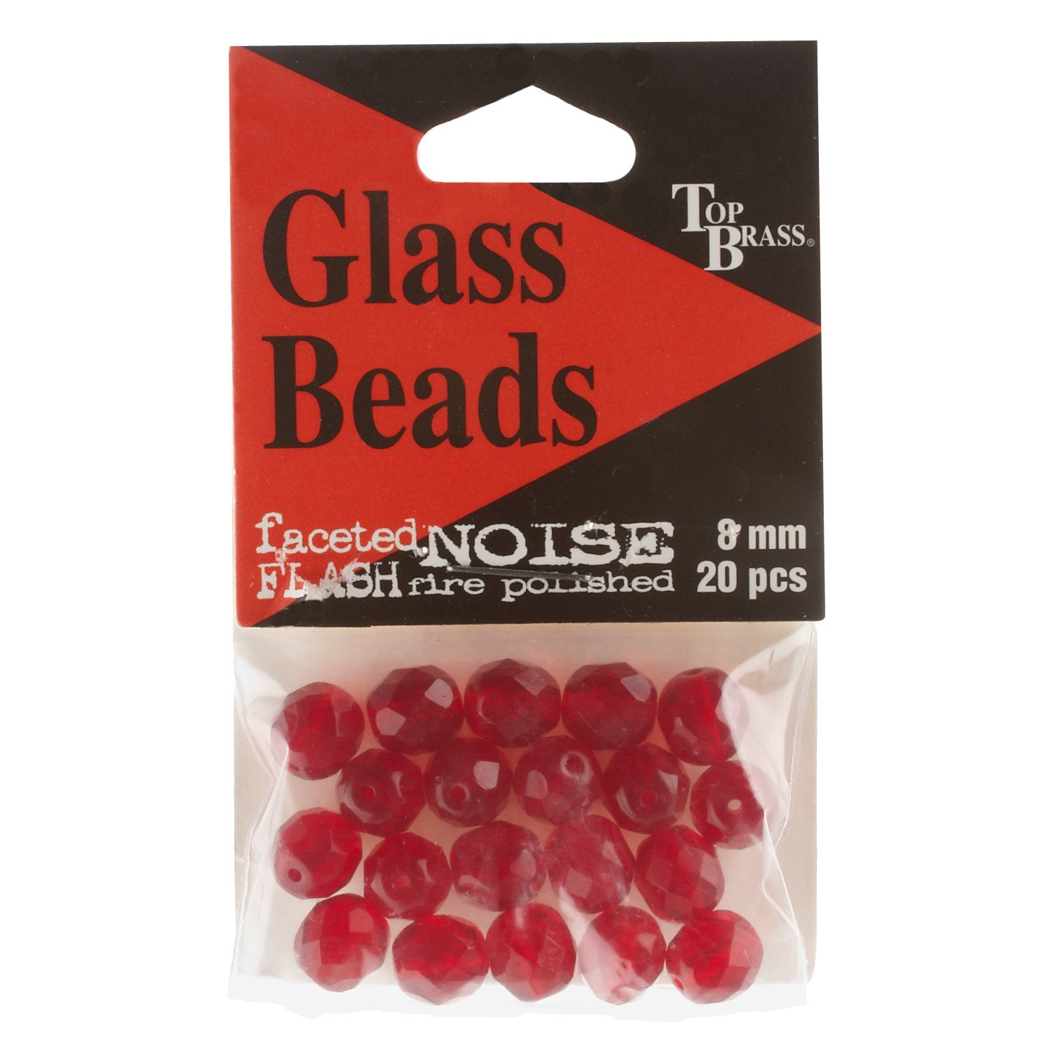 Top Brass Tackle Glass Beads 20Pack Academy