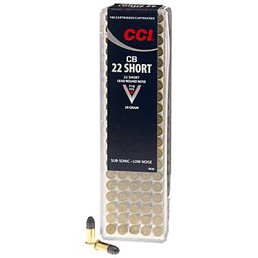 CCI® CB .22 Short 29-Grain Ammunition - 100 Rounds                                                                             