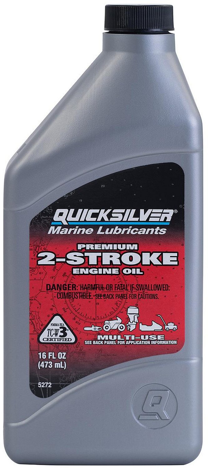 Mercury Marine 16 oz. Premium 2Cycle TCW3 Outboard Oil Academy