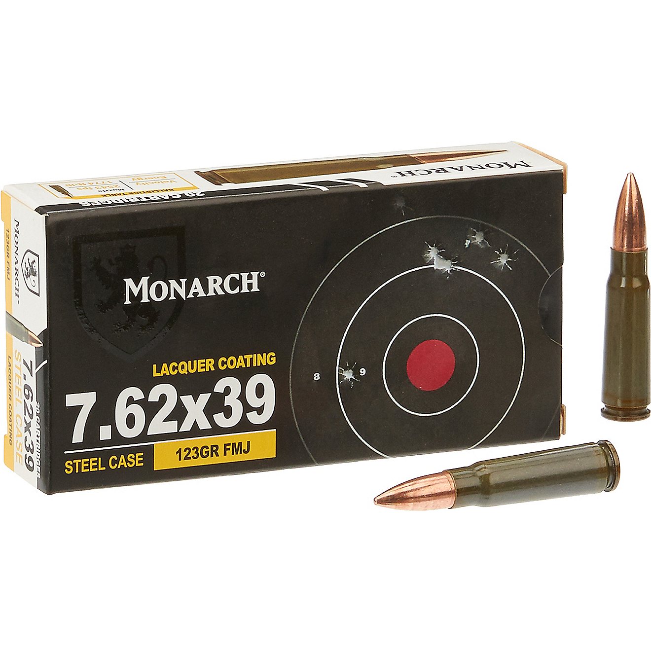 Monarch® Full Metal Jacket 7.62 x 39 mm 123-Grain Rifle Ammunition - 20 Rounds                                                  - view number 1