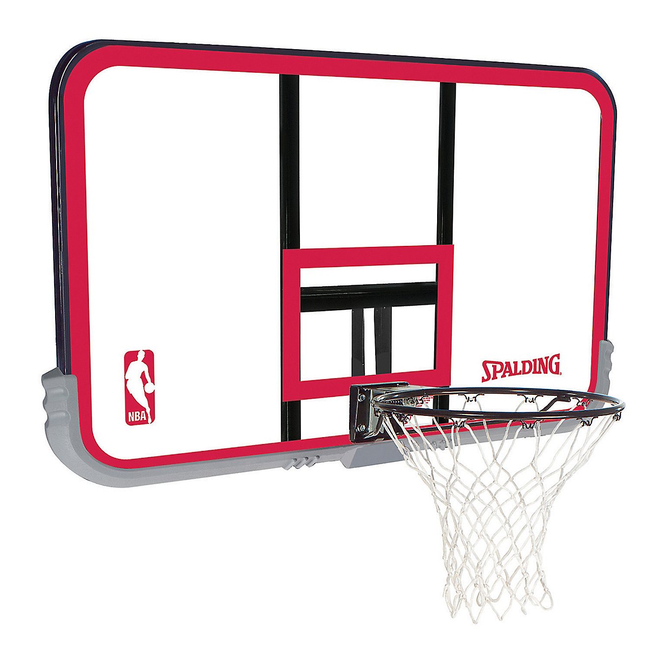 Spalding 50 in Wall Mounted Polycarbonate Basketball Hoop                                                                        - view number 1