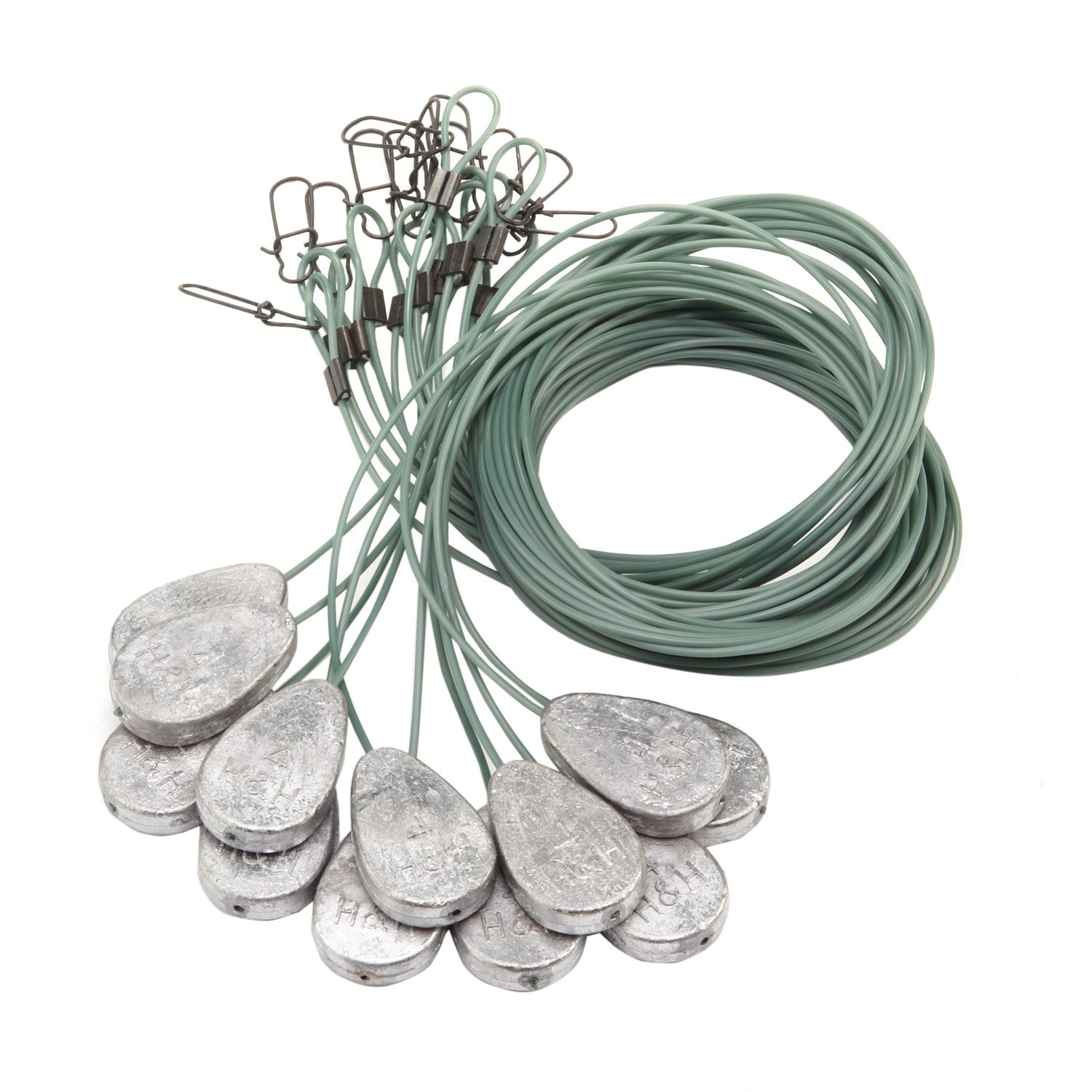 H&H Lure Tangle-Free Decoy Weights 12-Pack                                                                                      