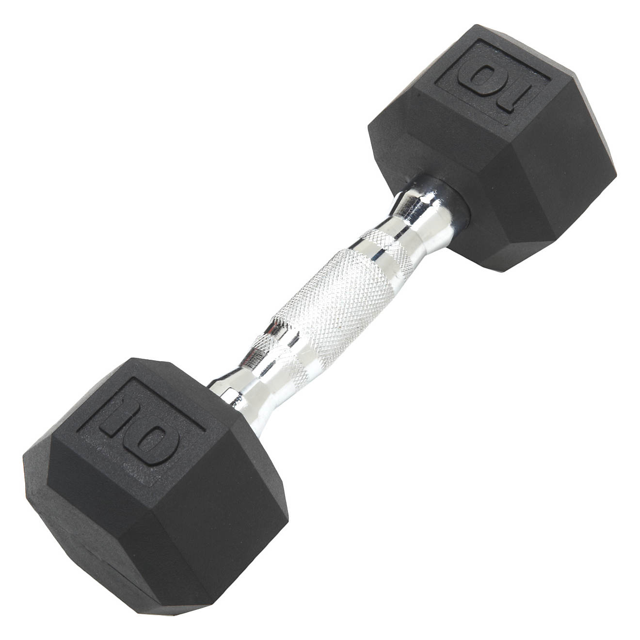 DROP SHIP SDPP-020 - CAP Barbell PVC Coated Hex Dumbbell Weights Black 10 pound Pair Inc