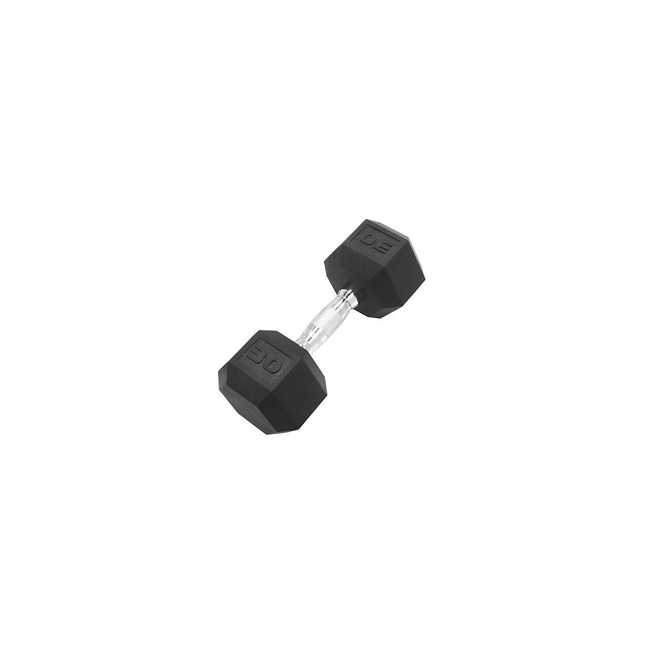 Details about   Barbell CAP Rubber Coated Hex Dumbbell 30LB Single Heavy Dumbbell Home Fitness 