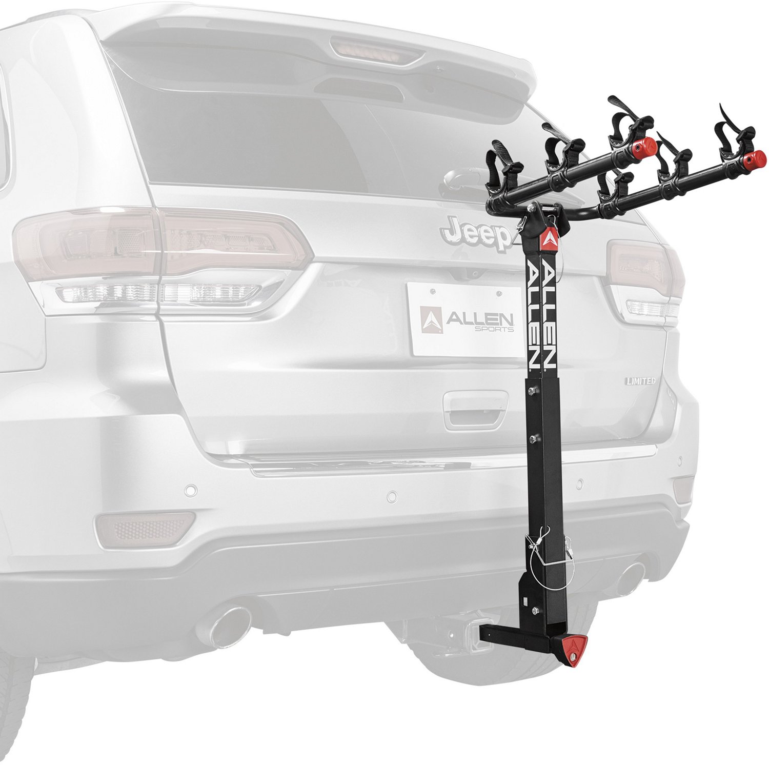 Allen Sports Deluxe 3-Bike Hitch Carrier                                                                                        