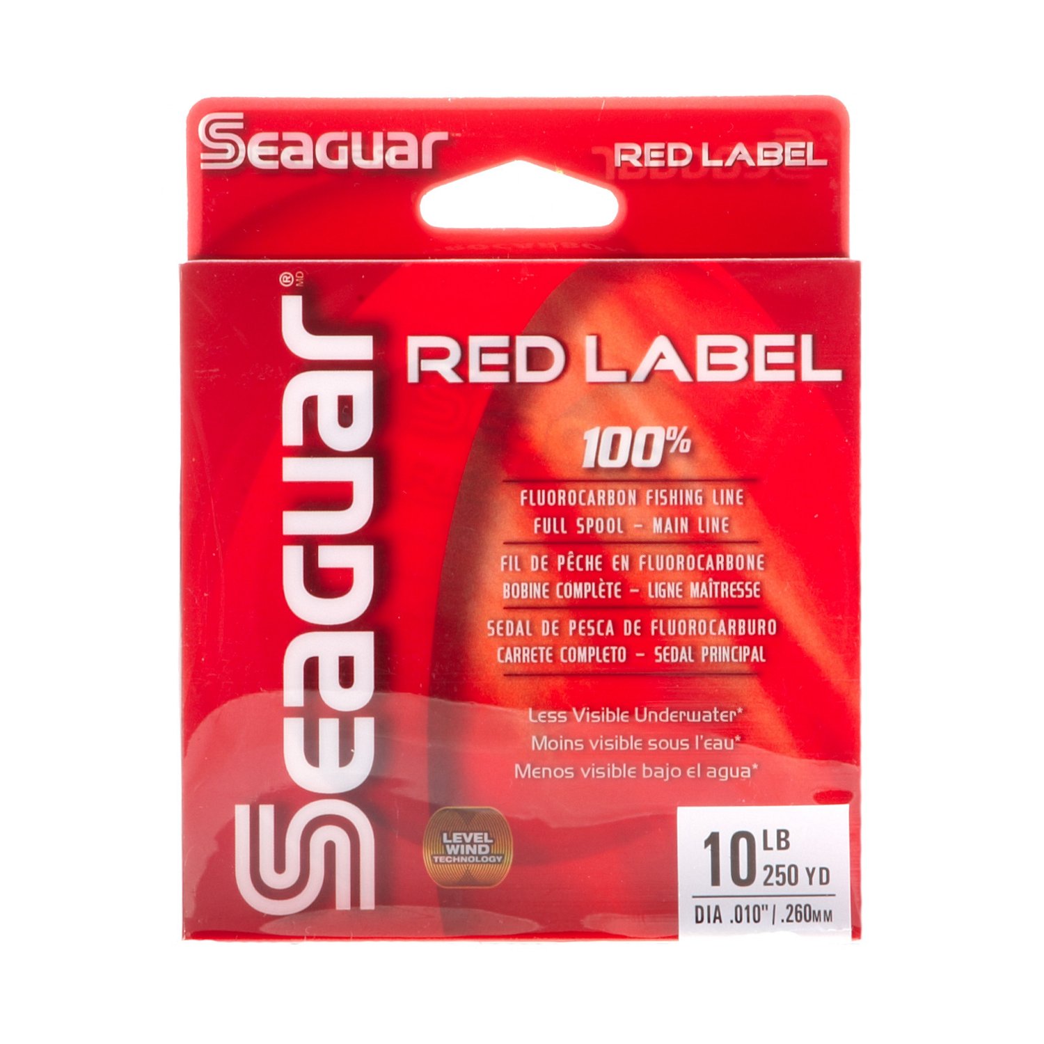 Seaguar® Red Label 10 lb. - 250 yards Fluorocarbon Fishing Line | Academy