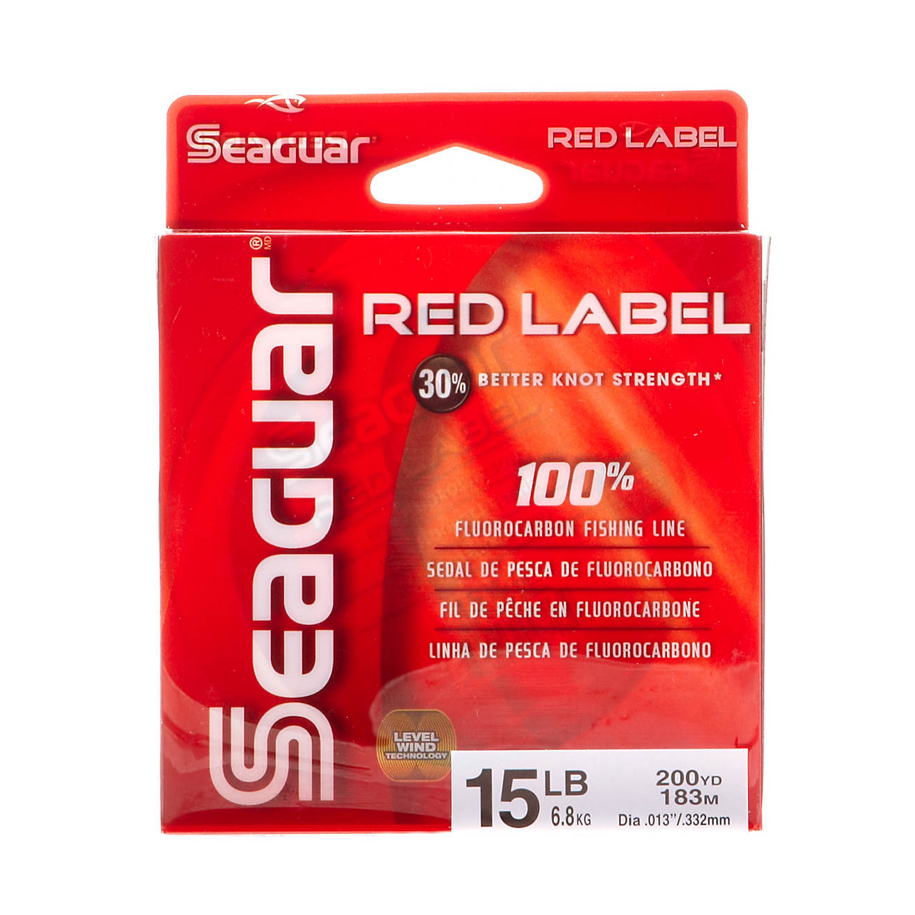 Seaguar® Red Label 15 lb. - 200 yards Fluorocarbon Fishing Line                                                                 - view number 1