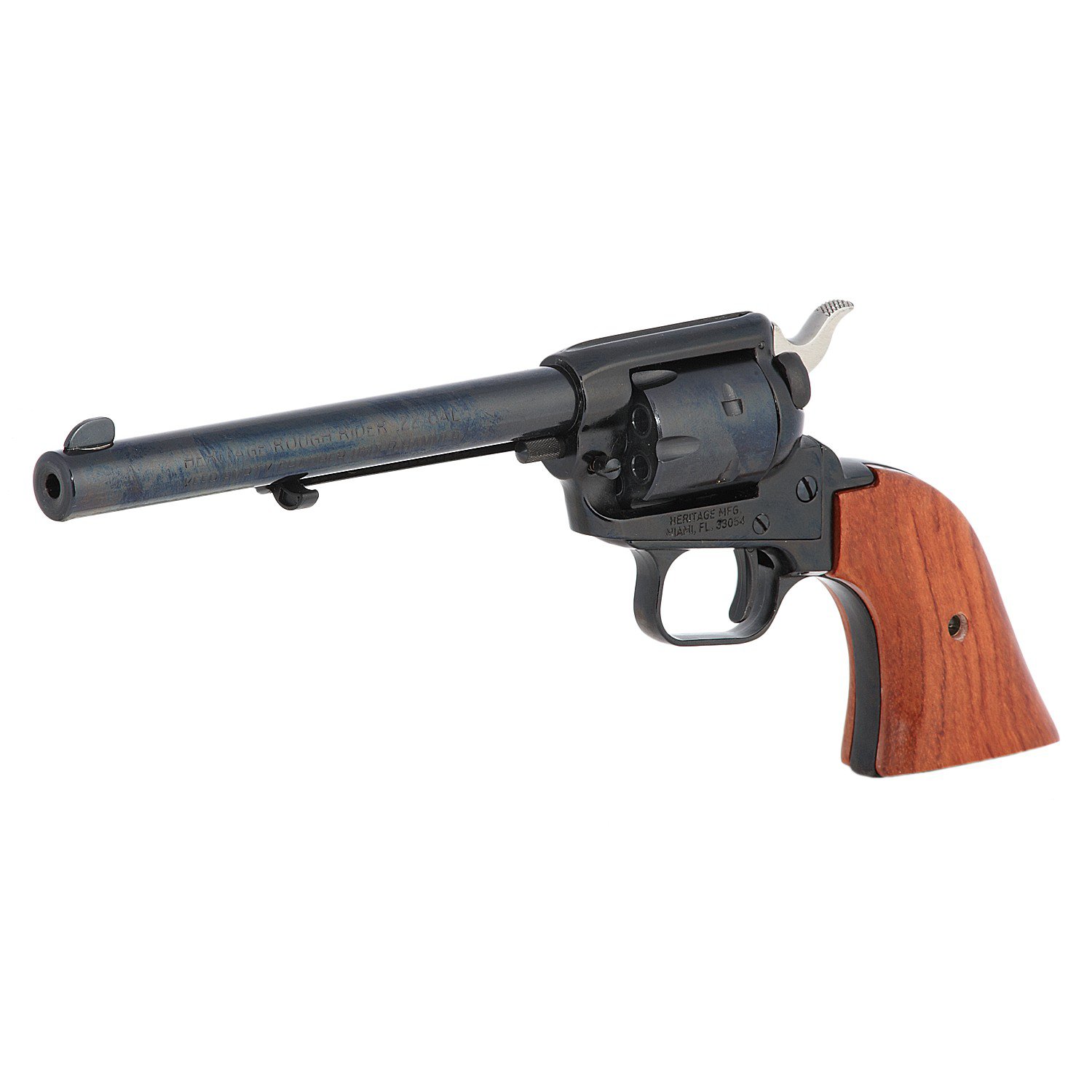 The Heritage Rough Rider .22 Caliber Revolver features a tight cylinder loc...