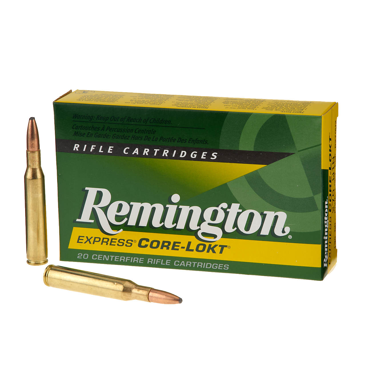 Remington Core-Lokt .270 Win. 130-Grain Centerfire Rifle Ammunition - 20 Rounds                                                  - view number 1