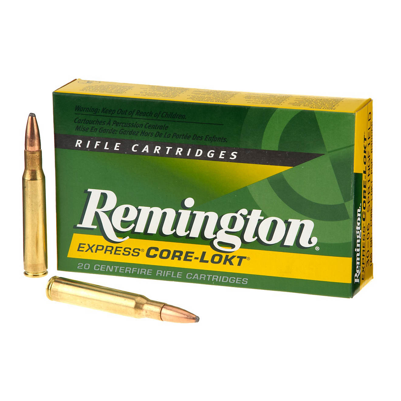 Remington Core-Lokt .30-06 Springfield 165-Grain Centerfire Rifle Ammunition - 20 Rounds                                         - view number 1