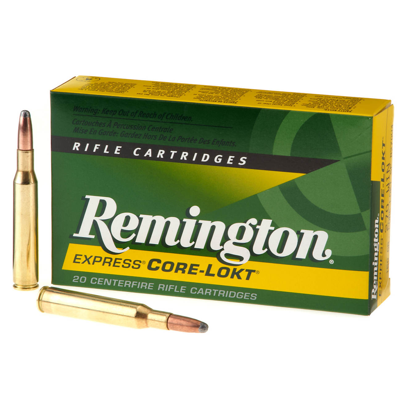 Remington Core-Lokt .270 Win. 150-Grain Centerfire Rifle Ammunition - 20 Rounds                                                  - view number 1