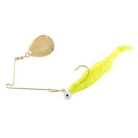H&H Tackle JS00-N Jig Gold-Plated 3/Pk Fishing Spinnerbait Freshwater Lure 