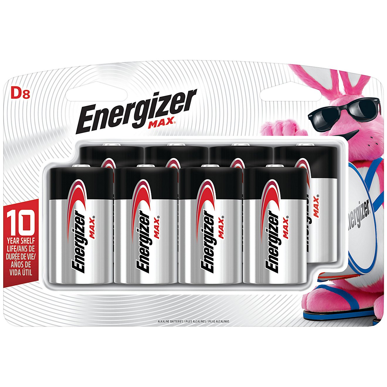 Energizer® Max Alkaline D Batteries 8-Pack - view number 1