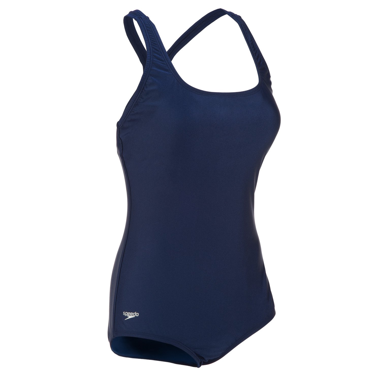 Speedo Women's Solid Ultraback Conservative Swimsuit Academy