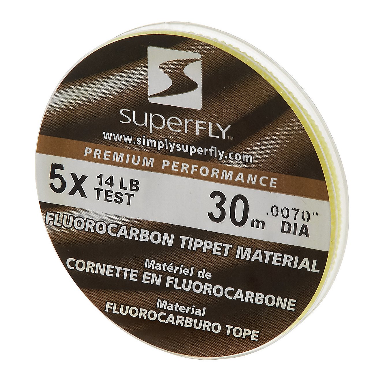 Superfly 5X 30 m Fluorocarbon Tippet Material                                                                                    - view number 1