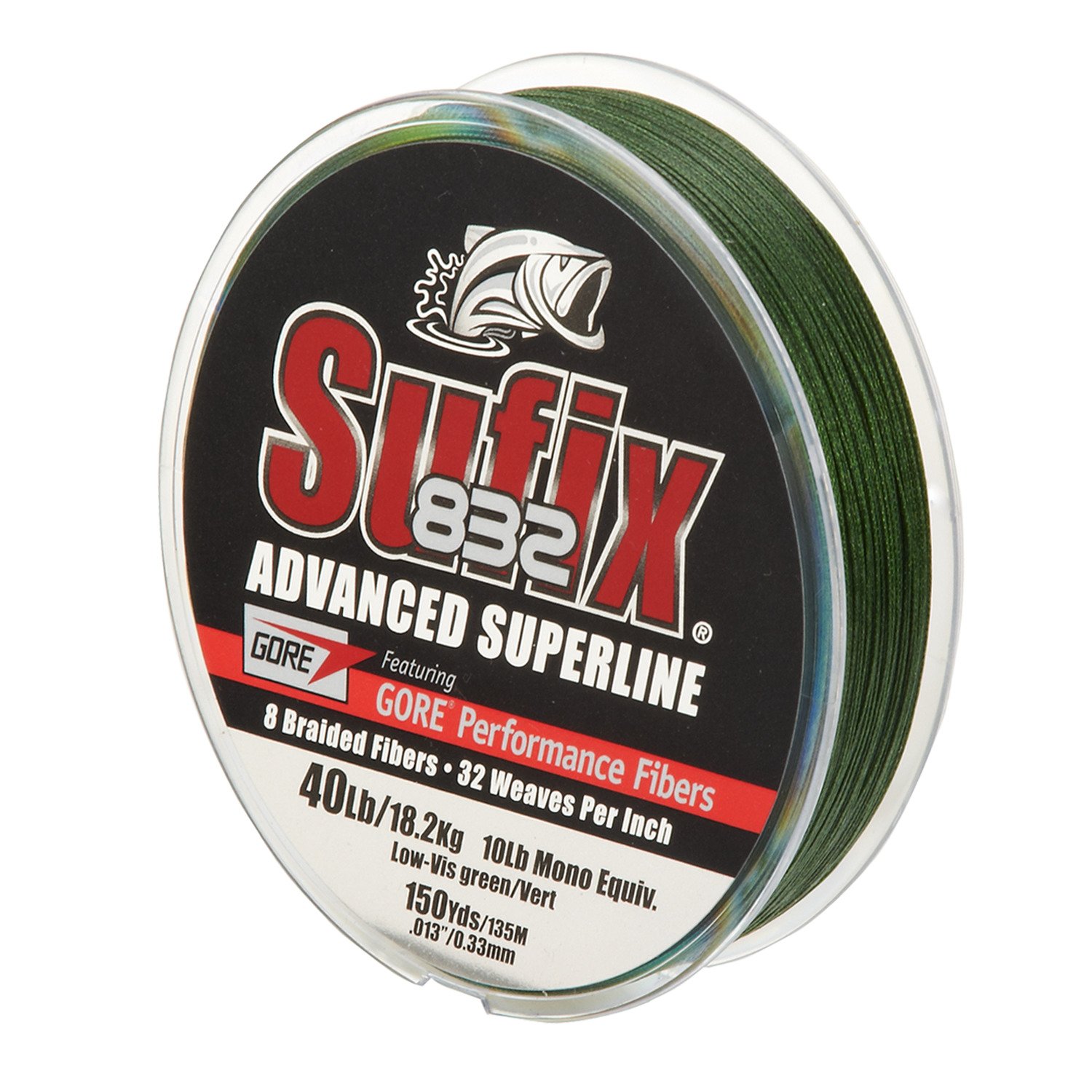 Sufix 832 Advanced Superline 40 lb 150 yards Braided Fishing Line