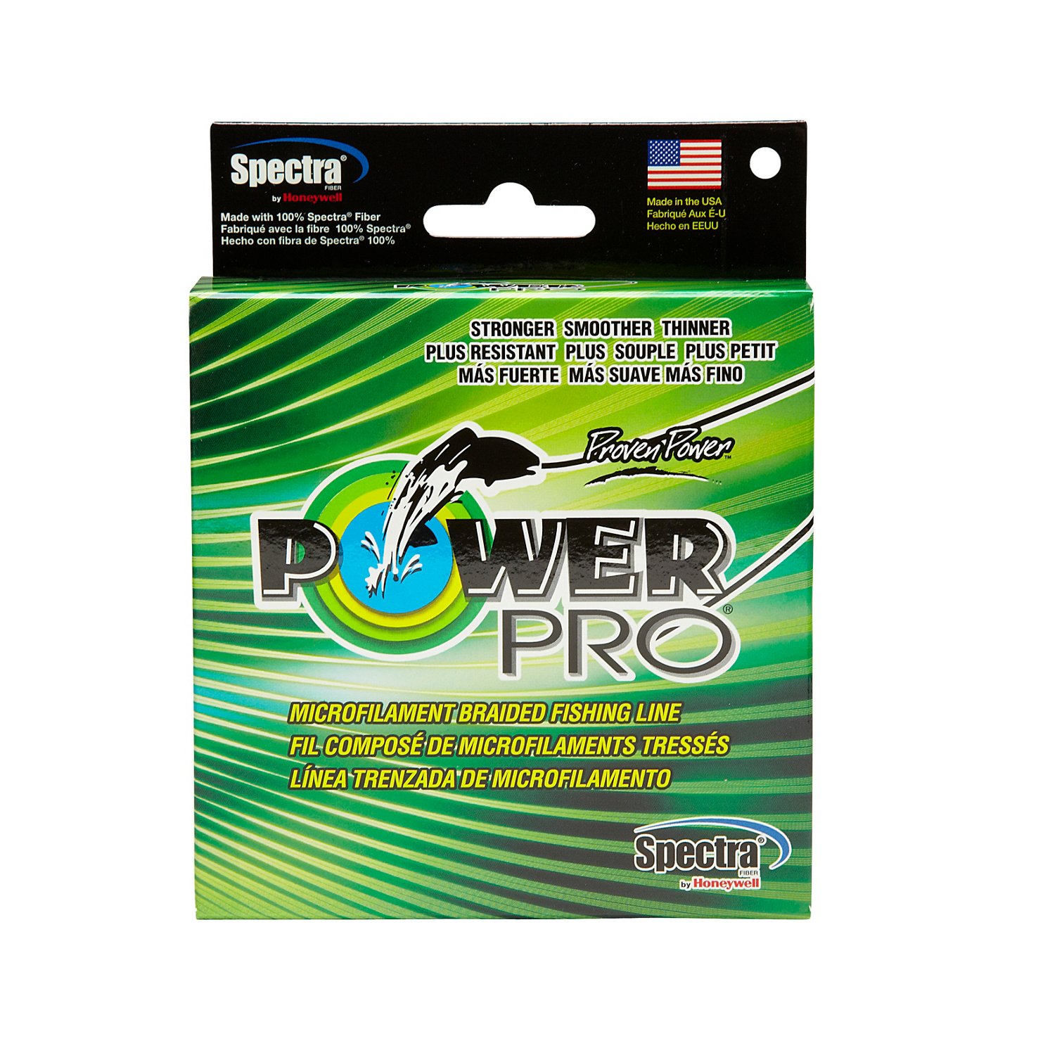 0903 for sale online Power Pro Braided Spectra Line 50lb by 300yds Green 