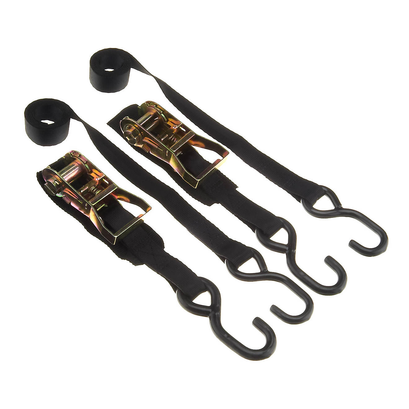 BoatBuckle® Pro Series 1" x 3.5' Ratchet Transom Utility Tie-Downs 2-Pack                                                       - view number 1