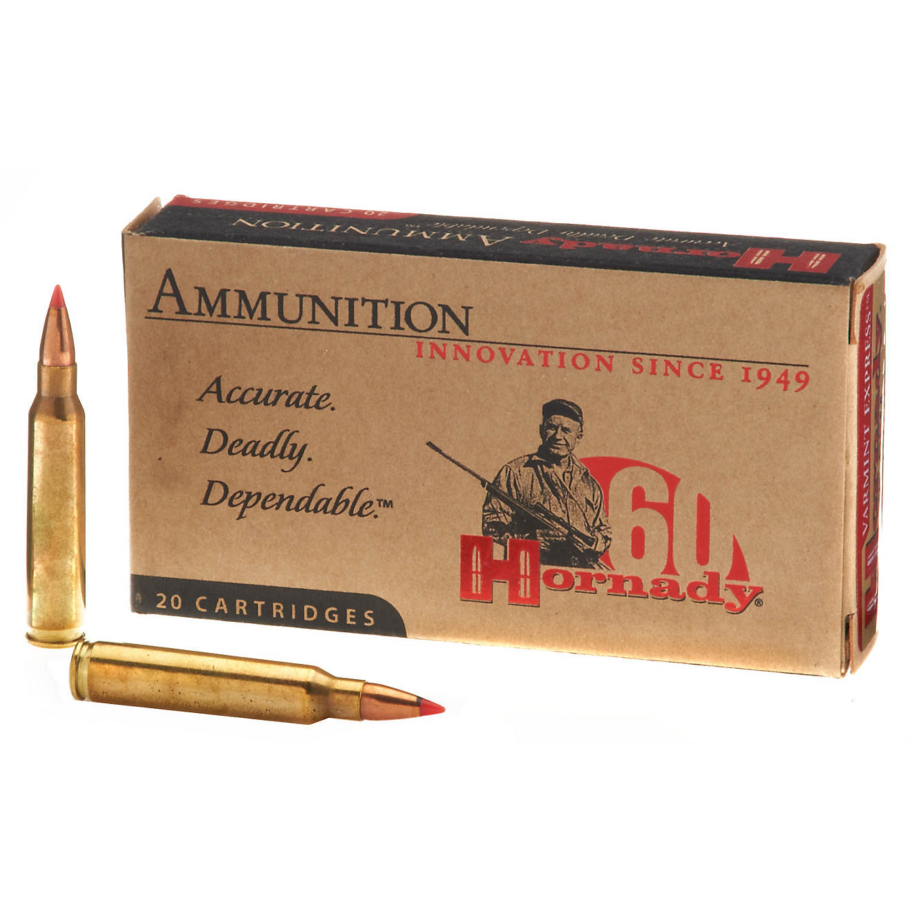 Hornady V-MAX™ .223 Remington 55-Grain Rifle Ammunition - 20 Rounds                                                            - view number 1