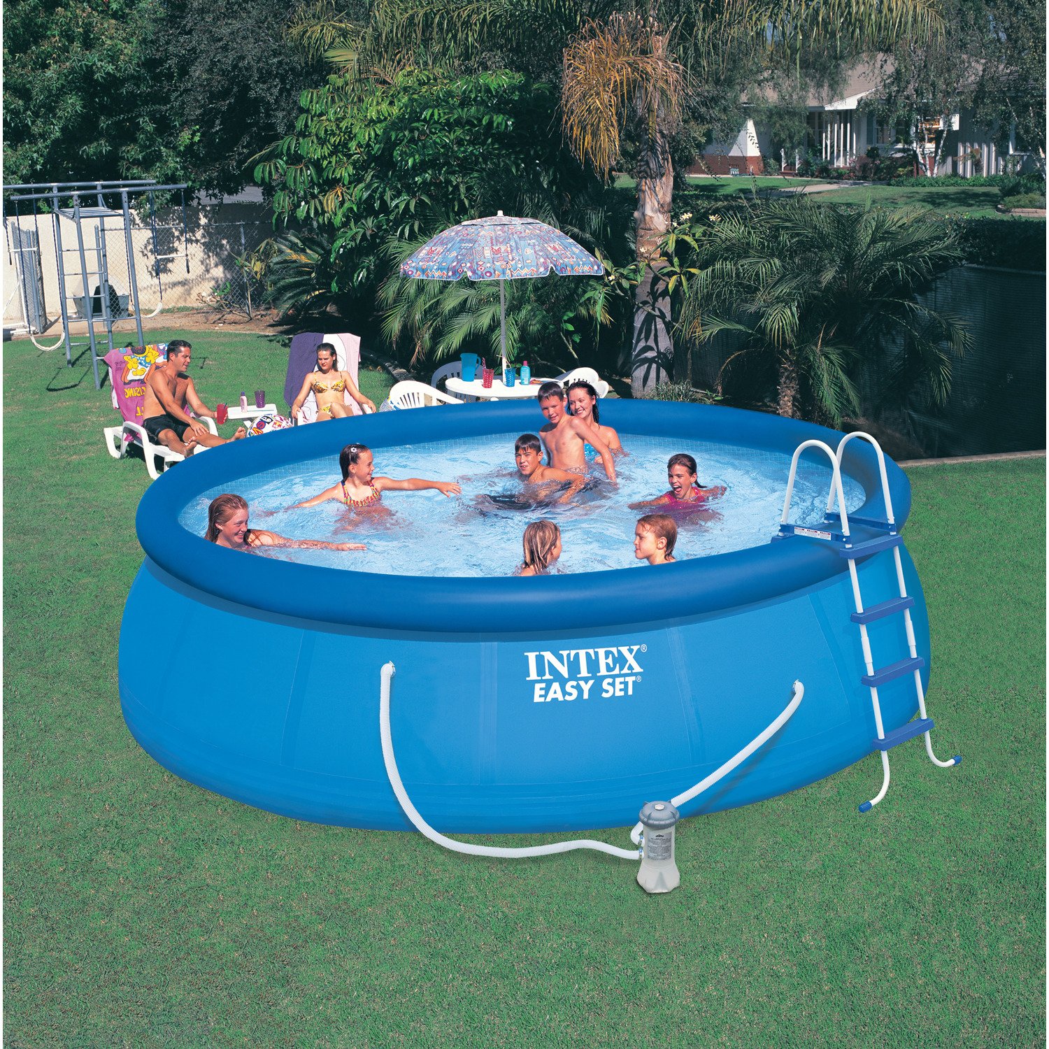 INTEX® 15' x 48" Round Pool Academy