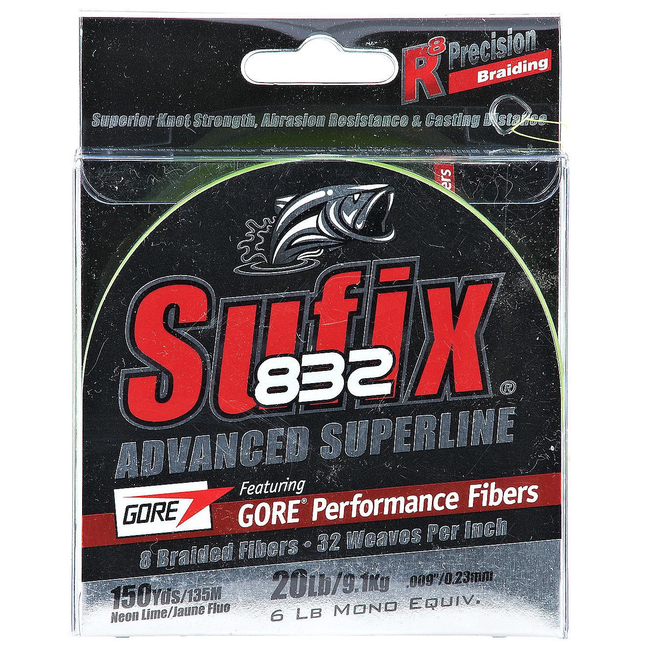 Sufix 832 Advanced Superline 20 lb. - 150 yards Braided Fishing Line                                                             - view number 1
