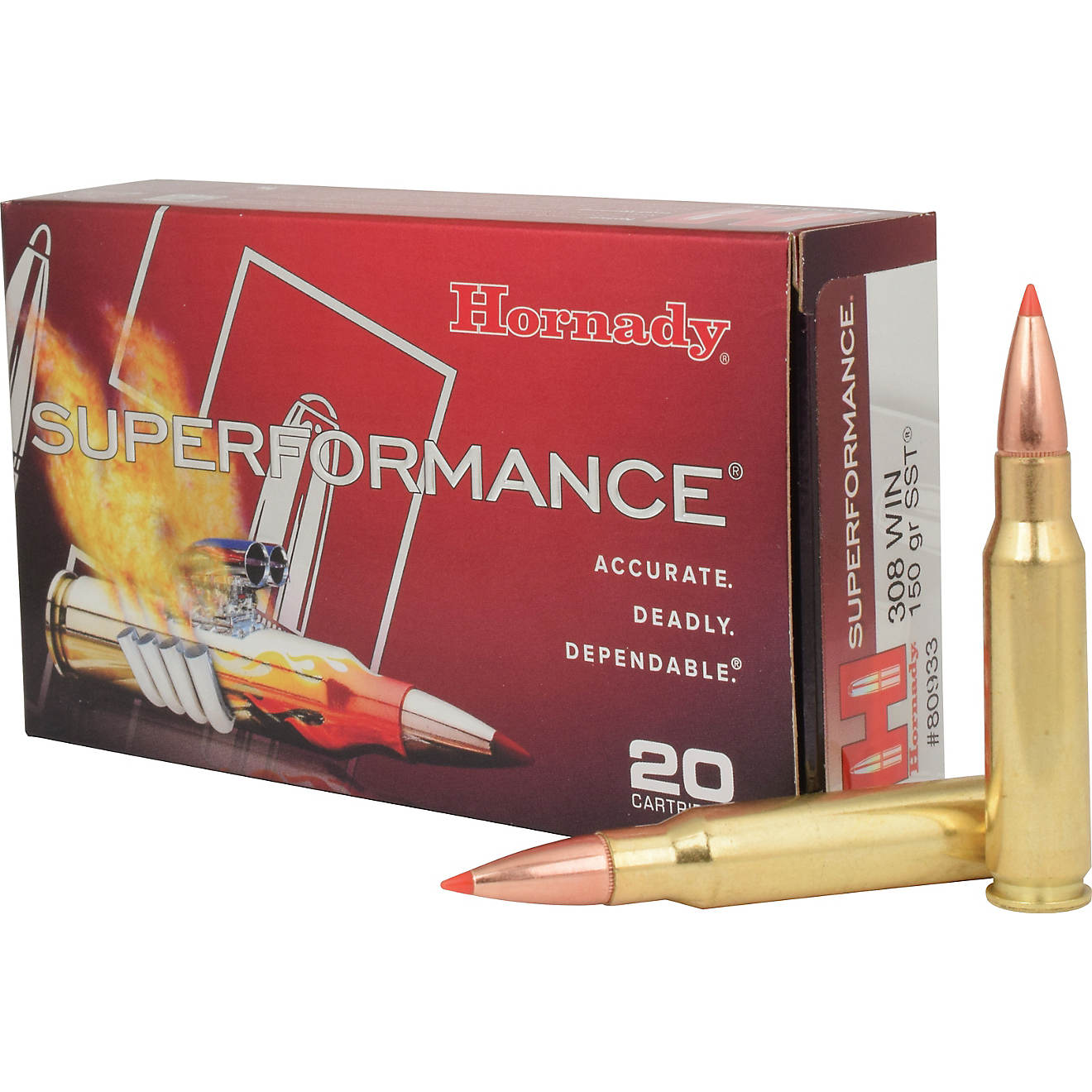 Hornady Superformance® SST® .308 Win 150-Grain Rifle Ammunition - 20 Rounds                                                    - view number 1