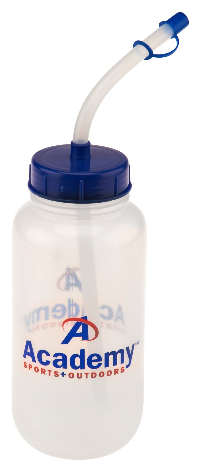 Academy Sports + Outdoors™ 1 Liter Water Bottle with Straw Academy