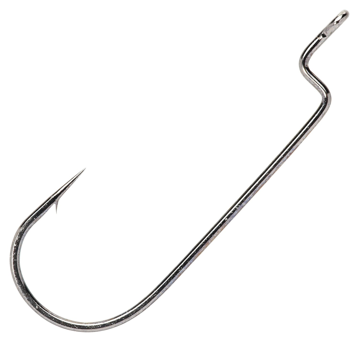 H2O XPRESS™ Round-Bend Offset Single Worm Hooks 25-Pack                                                                       