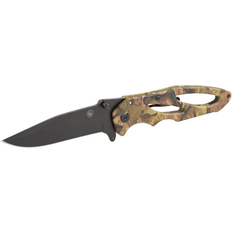 Game WinnerGame Winner Realtree AP Camo Folding Knife Black Folding