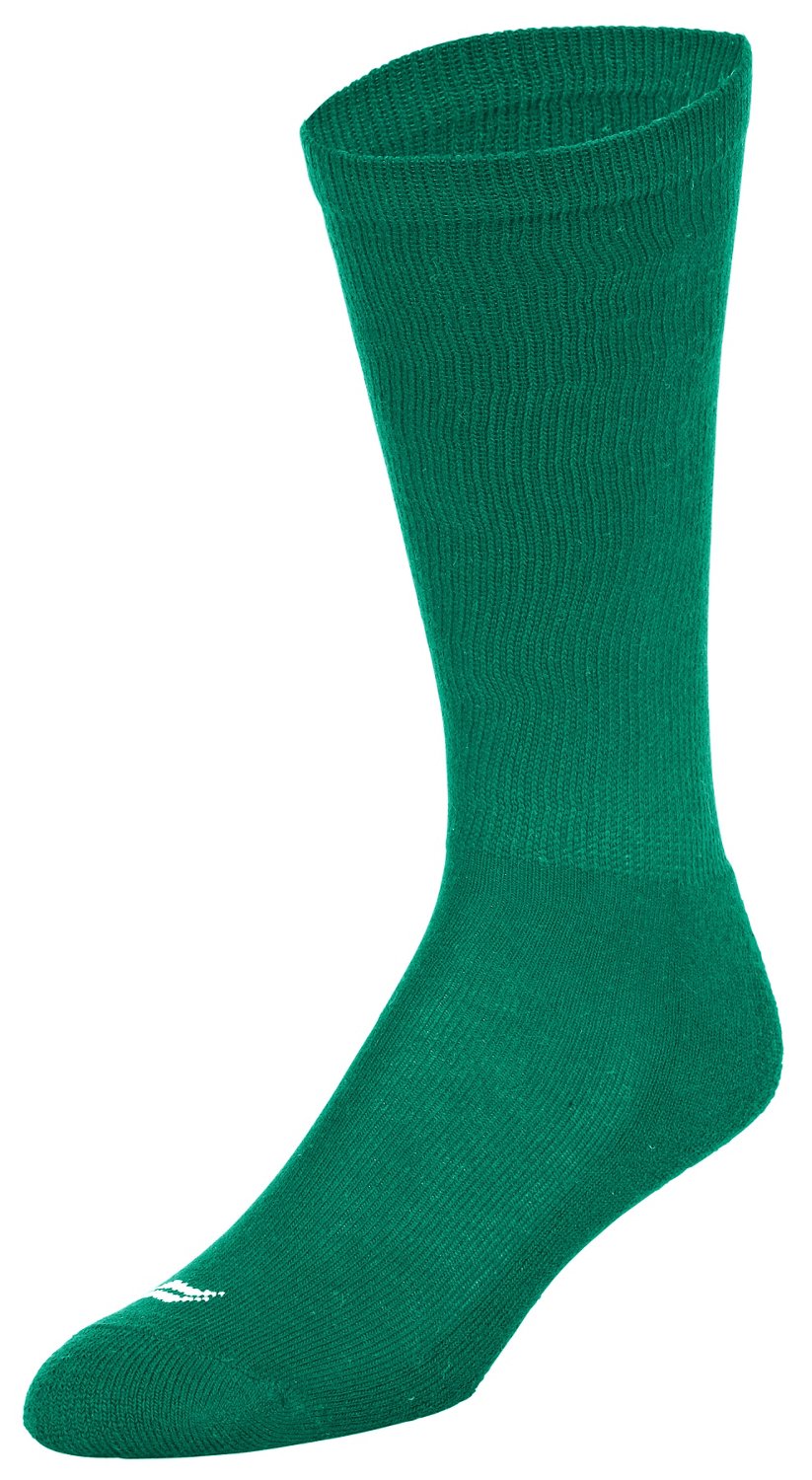 Sof Sole Soccer Over-the-Calf Team Athletic Performance Socks for Men and Youth 2 Pairs, Child 9-Youth 1, Kelly Green