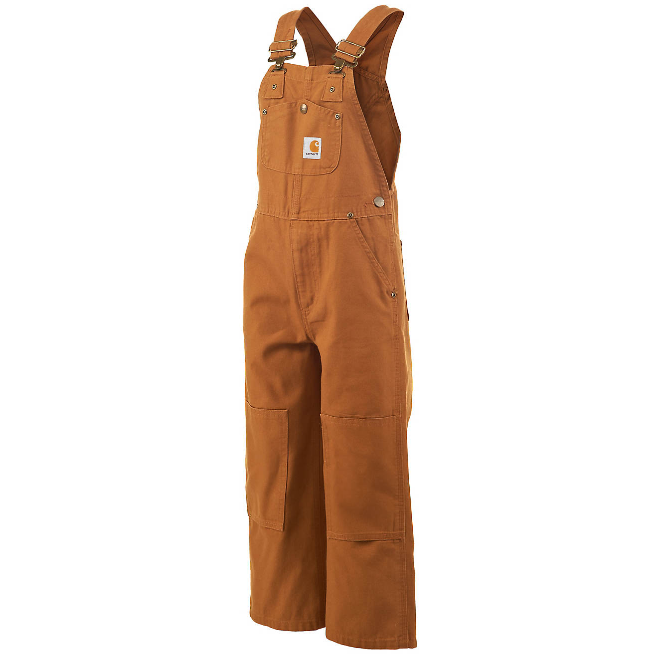 Carhartt Boys' 4-7 Duck Washed Bib Overall                                                                                       - view number 1