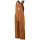 Carhartt Boys' 4-7 Duck Washed Bib Overall                                                                                       - view number 1 image