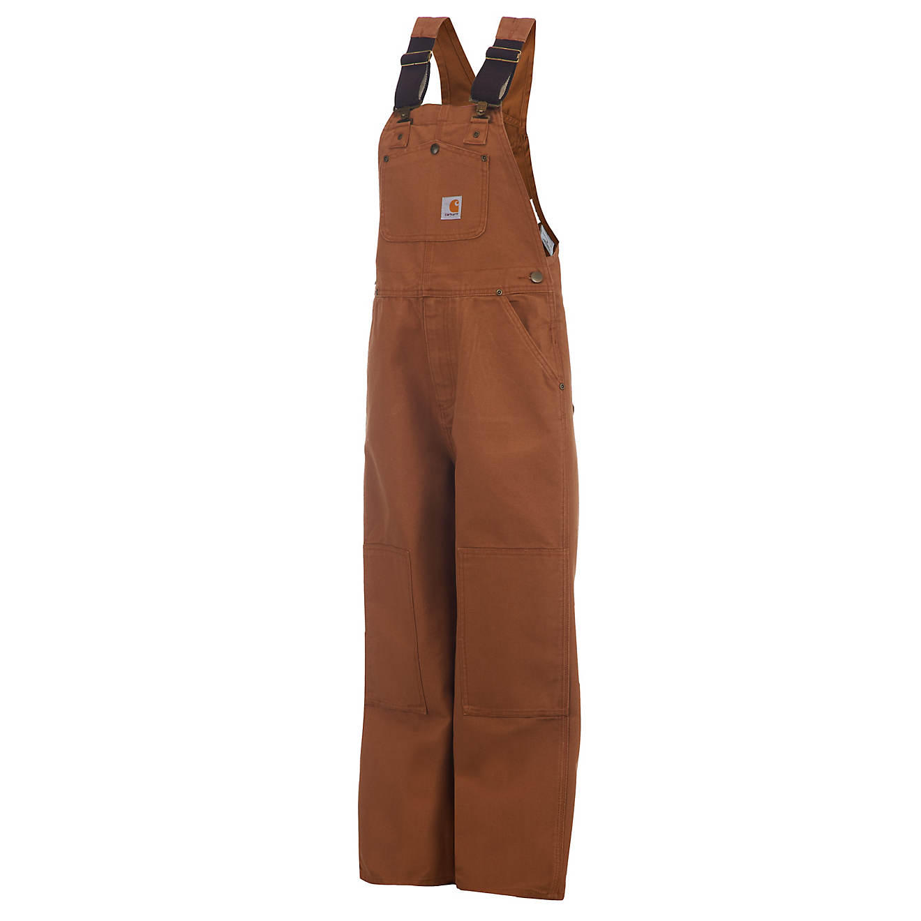 Carhartt Boys' Duck Washed Bib Overall                                                                                           - view number 1